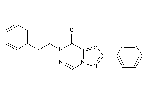 5-phenethyl-2-phenyl-pyrazolo[1,5-d][1,2,4]triazin-4-one