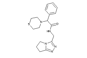 N-(6,7-dihydro-5H-pyrrolo[2,1-c][1,2,4]triazol-3-ylmethyl)-2-phenyl-2-thiomorpholino-acetamide