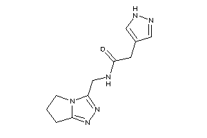 N-(6,7-dihydro-5H-pyrrolo[2,1-c][1,2,4]triazol-3-ylmethyl)-2-(1H-pyrazol-4-yl)acetamide