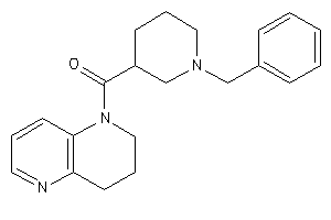 (1-benzyl-3-piperidyl)-(3,4-dihydro-2H-1,5-naphthyridin-1-yl)methanone