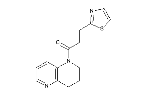 1-(3,4-dihydro-2H-1,5-naphthyridin-1-yl)-3-thiazol-2-yl-propan-1-one