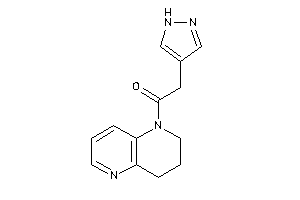 1-(3,4-dihydro-2H-1,5-naphthyridin-1-yl)-2-(1H-pyrazol-4-yl)ethanone
