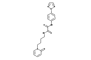 N-[4-(2-keto-1-pyridyl)butyl]-N'-[4-(triazol-2-yl)phenyl]oxamide