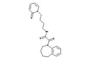 2-keto-N-[4-(2-keto-1-pyridyl)butyl]-2-(2,3,4,5-tetrahydro-1-benzazepin-1-yl)acetamide