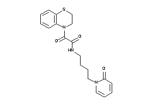 2-(2,3-dihydro-1,4-benzothiazin-4-yl)-2-keto-N-[4-(2-keto-1-pyridyl)butyl]acetamide