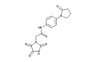 N-[4-(2-ketopyrrolidino)phenyl]-2-(2,4,5-triketoimidazolidin-1-yl)acetamide