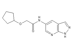 Image of 2-(cyclopentoxy)-N-(1H-pyrazolo[3,4-b]pyridin-5-yl)acetamide