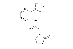 2-(2-ketothiazolidin-3-yl)-N-(2-pyrrolidino-3-pyridyl)acetamide