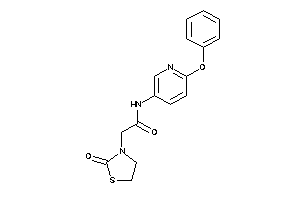 2-(2-ketothiazolidin-3-yl)-N-(6-phenoxy-3-pyridyl)acetamide