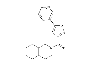 Image of 3,4,4a,5,6,7,8,8a-octahydro-1H-isoquinolin-2-yl-[5-(3-pyridyl)isoxazol-3-yl]methanone