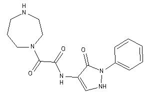 2-(1,4-diazepan-1-yl)-2-keto-N-(5-keto-1-phenyl-3-pyrazolin-4-yl)acetamide