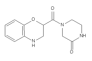 4-(3,4-dihydro-2H-1,4-benzoxazine-2-carbonyl)piperazin-2-one