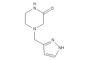 4-(1H-pyrazol-3-ylmethyl)piperazin-2-one
