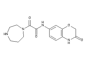 2-(1,4-diazepan-1-yl)-2-keto-N-(3-keto-4H-1,4-benzoxazin-7-yl)acetamide