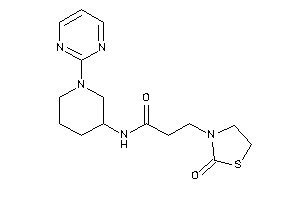 3-(2-ketothiazolidin-3-yl)-N-[1-(2-pyrimidyl)-3-piperidyl]propionamide