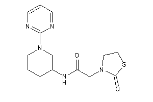 2-(2-ketothiazolidin-3-yl)-N-[1-(2-pyrimidyl)-3-piperidyl]acetamide