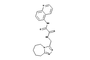 N'-(5-quinolyl)-N-(6,7,8,9-tetrahydro-5H-[1,2,4]triazolo[4,3-a]azepin-3-ylmethyl)oxamide