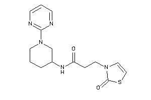 3-(2-keto-4-thiazolin-3-yl)-N-[1-(2-pyrimidyl)-3-piperidyl]propionamide