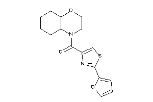 2,3,4a,5,6,7,8,8a-octahydrobenzo[b][1,4]oxazin-4-yl-[2-(2-furyl)thiazol-4-yl]methanone