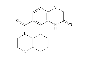 6-(2,3,4a,5,6,7,8,8a-octahydrobenzo[b][1,4]oxazine-4-carbonyl)-4H-1,4-benzothiazin-3-one