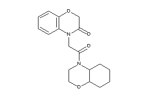 4-[2-(2,3,4a,5,6,7,8,8a-octahydrobenzo[b][1,4]oxazin-4-yl)-2-keto-ethyl]-1,4-benzoxazin-3-one