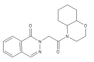 2-[2-(2,3,4a,5,6,7,8,8a-octahydrobenzo[b][1,4]oxazin-4-yl)-2-keto-ethyl]phthalazin-1-one