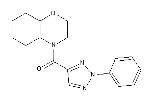 2,3,4a,5,6,7,8,8a-octahydrobenzo[b][1,4]oxazin-4-yl-(2-phenyltriazol-4-yl)methanone