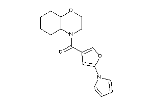 2,3,4a,5,6,7,8,8a-octahydrobenzo[b][1,4]oxazin-4-yl-(5-pyrrol-1-yl-3-furyl)methanone