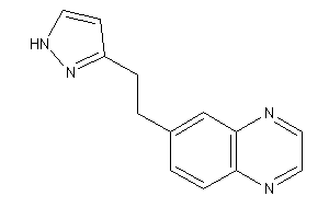 6-[2-(1H-pyrazol-3-yl)ethyl]quinoxaline