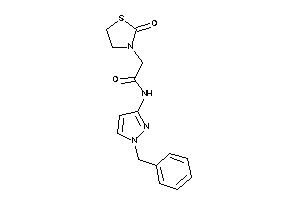 N-(1-benzylpyrazol-3-yl)-2-(2-ketothiazolidin-3-yl)acetamide