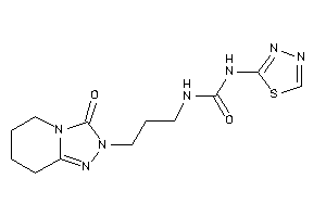 1-[3-(3-keto-5,6,7,8-tetrahydro-[1,2,4]triazolo[4,3-a]pyridin-2-yl)propyl]-3-(1,3,4-thiadiazol-2-yl)urea