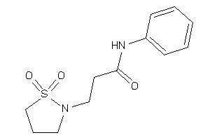 Image of 3-(1,1-diketo-1,2-thiazolidin-2-yl)-N-phenyl-propionamide