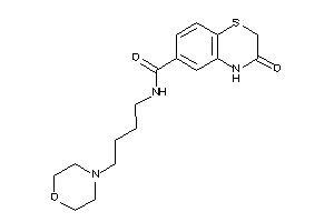 3-keto-N-(4-morpholinobutyl)-4H-1,4-benzothiazine-6-carboxamide