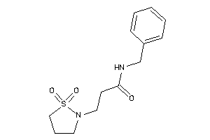 N-benzyl-3-(1,1-diketo-1,2-thiazolidin-2-yl)propionamide