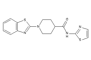 1-(1,3-benzothiazol-2-yl)-N-thiazol-2-yl-isonipecotamide