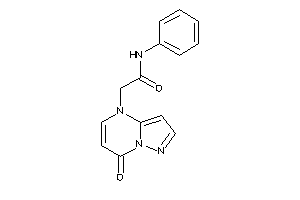Image of 2-(7-ketopyrazolo[1,5-a]pyrimidin-4-yl)-N-phenyl-acetamide