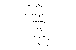 4-(2,3-dihydro-1,4-benzodioxin-6-ylsulfonyl)-2,3,4a,5,6,7,8,8a-octahydrobenzo[b][1,4]oxazine