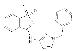 (1-benzylpyrazol-3-yl)-(1,1-diketo-1,2-benzothiazol-3-yl)amine