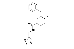 1-benzyl-N-(isoxazol-3-ylmethyl)-6-keto-nipecotamide