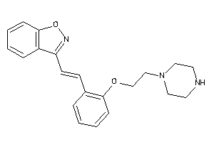 3-[2-[2-(2-piperazinoethoxy)phenyl]vinyl]indoxazene