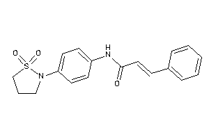 N-[4-(1,1-diketo-1,2-thiazolidin-2-yl)phenyl]-3-phenyl-acrylamide