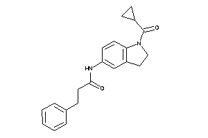 N-[1-(cyclopropanecarbonyl)indolin-5-yl]-3-phenyl-propionamide