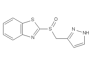 2-(1H-pyrazol-3-ylmethylsulfinyl)-1,3-benzothiazole