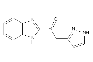 2-(1H-pyrazol-3-ylmethylsulfinyl)-1H-benzimidazole