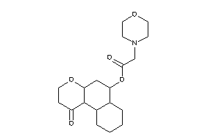 Image of 2-morpholinoacetic Acid (1-keto-2,3,4a,5,6,6a,7,8,9,10,10a,10b-dodecahydrobenzo[f]chromen-6-yl) Ester