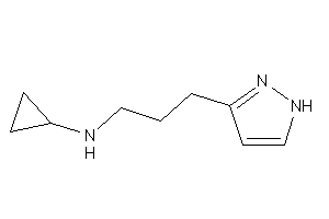 Cyclopropyl-[3-(1H-pyrazol-3-yl)propyl]amine