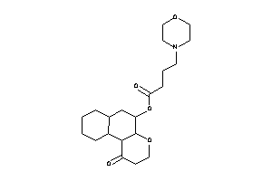 4-morpholinobutyric Acid (1-keto-2,3,4a,5,6,6a,7,8,9,10,10a,10b-dodecahydrobenzo[f]chromen-5-yl) Ester