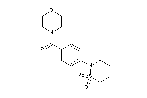 [4-(1,1-diketothiazinan-2-yl)phenyl]-morpholino-methanone