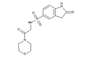 2-keto-N-(2-keto-2-morpholino-ethyl)indoline-5-sulfonamide