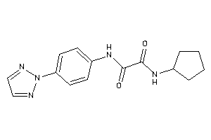 N-cyclopentyl-N'-[4-(triazol-2-yl)phenyl]oxamide